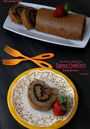 Foto resep Bolu Gulung Pisang Ambon