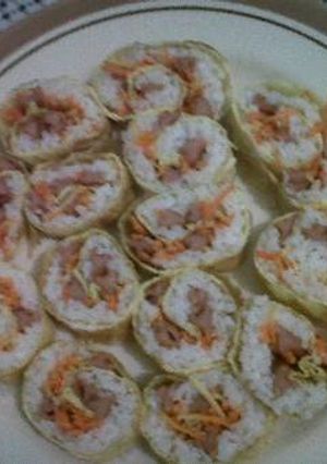 Foto resep Rice Egg Roll
