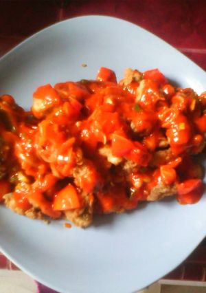 Foto resep Ikan goreng tepung saos asam manis