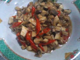 tumis jamur merang saus tiram