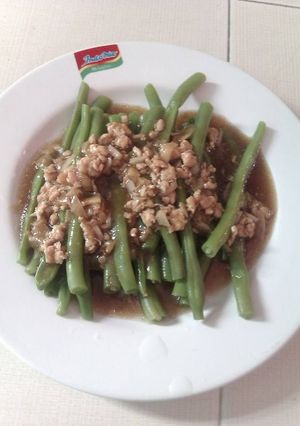 Foto resep Buncis Siram Ayam Saus Tiram