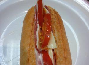 Foto resep Subway Salami Sandwich