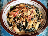 Tumis daun singkong suka-suka