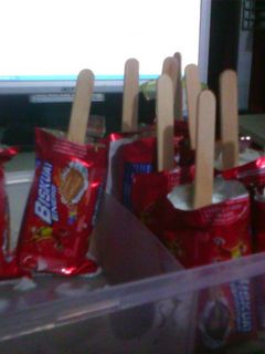 Foto resep Biskuat ice cream lolipop