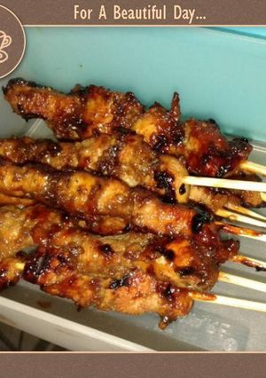 Foto resep Resep sate ayam manis