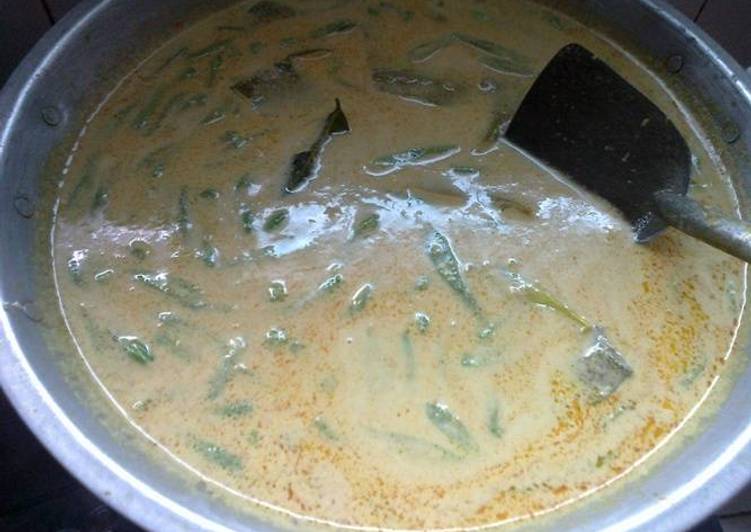 Resep gulai sayur buncis yang Bisa Manjain Lidah