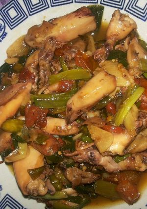 Foto resep cumi goreng manis pedas