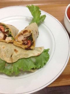 Foto resep Spicy grilled chicken tortilla