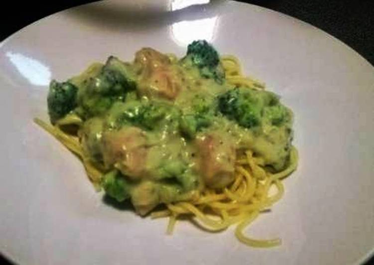 Spaghetti Saus Putih