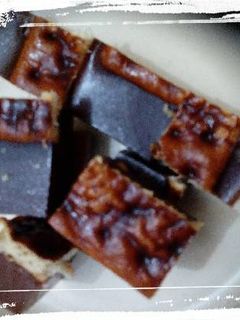 Foto resep puding coklat crackers