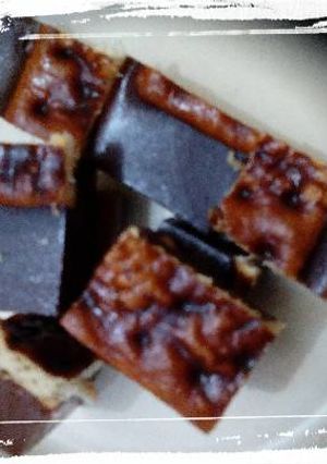 Foto resep puding coklat crackers