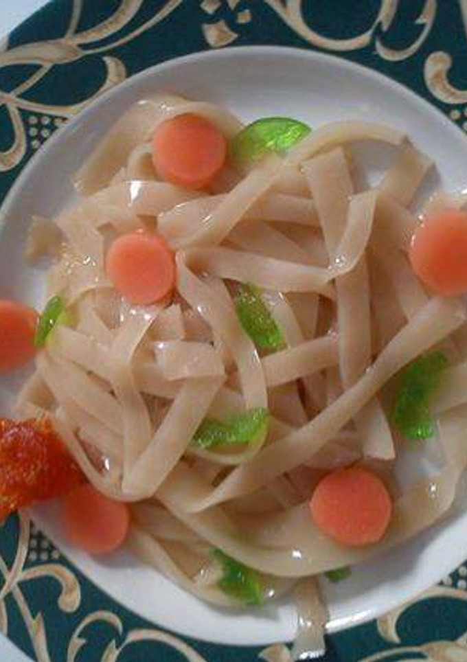 Foto resep puding kwetiau goreng