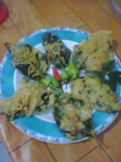Foto resep bakwan bayam