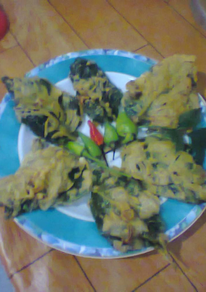 Foto resep bakwan bayam