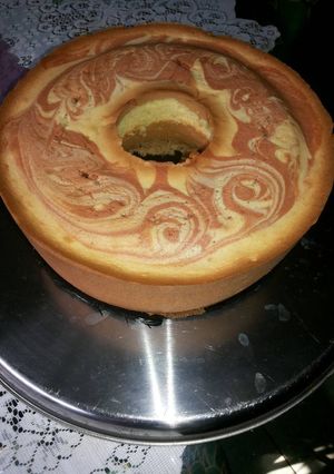 Foto resep marmer cake simple
