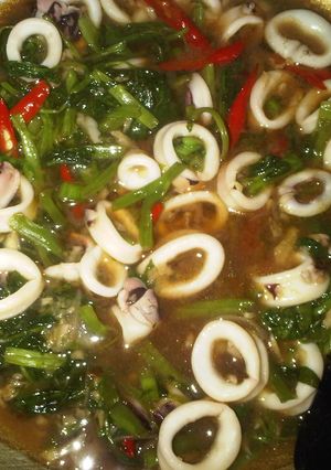 Foto resep Tumis Kangkung Cumi
