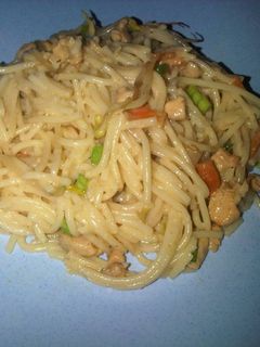Foto resep Spaghetti Ayam Sayur