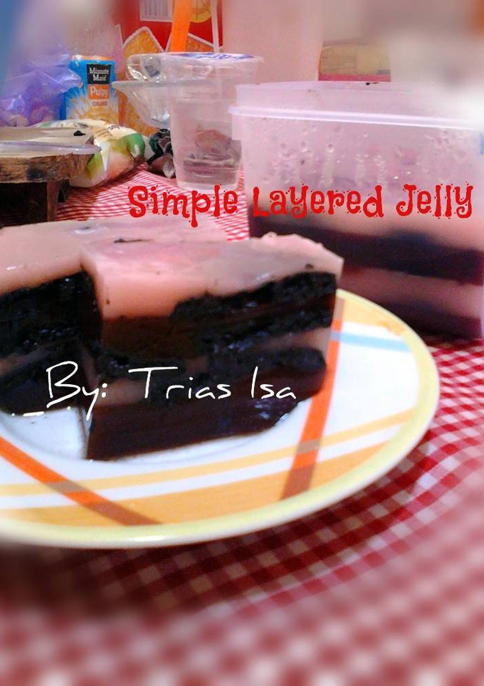 Foto resep SIMPLE LAYERED JELLY