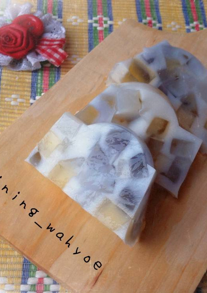 Foto resep puding jelly susu
