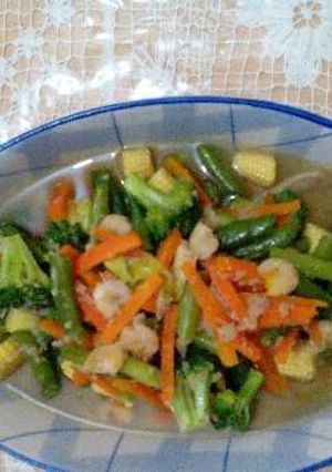 Foto resep capcay ala rya