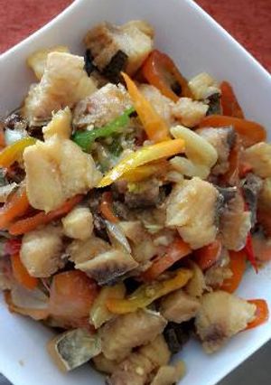 Foto resep Tumis asin jambal kasus