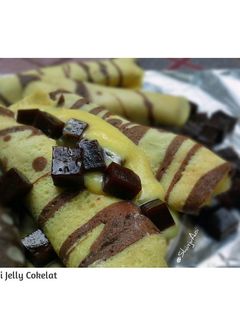 Foto resep Crepes isi Jelly Cokelat