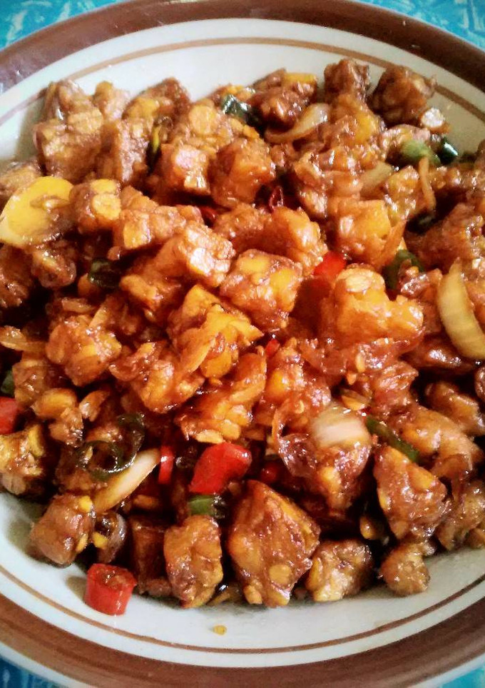 Foto resep Kering Tempe "basah"