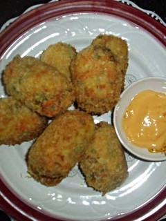 Foto resep Kroket Mie Pedas