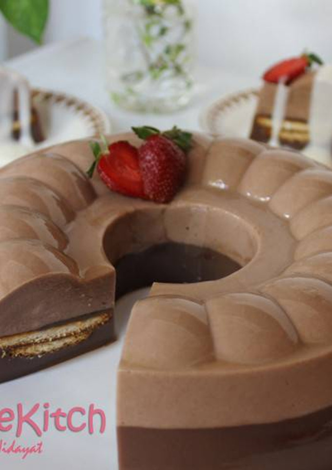 Foto resep Puding Lapis Coklat