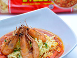 Mie Udang Saus Sosis bolognaise