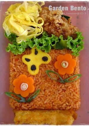 Foto resep Garden Bento