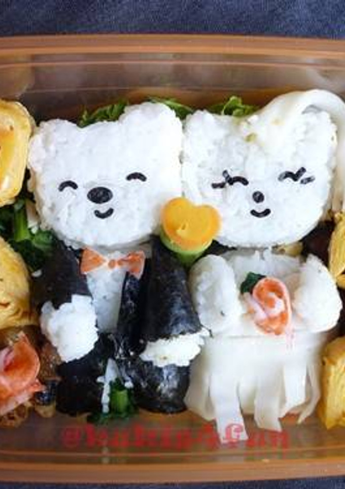 Foto resep Wedding Anniversary Bento