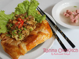 Cuwie Mie Ayam Jamur in a Puff Pastry Bowl