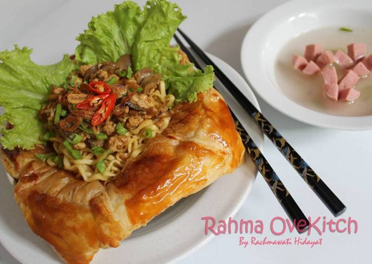 Resep Cuwie Mie Ayam Jamur in a Puff Pastry Bowl, Top Markotop