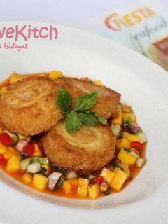 Foto resep Shrimp Roll with Mango Salsa