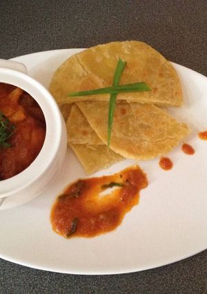 Foto resep ROTI CANE SAUS AYAM ASAM PEDAS