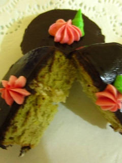 Foto resep Green Tea Roll Cake With Cheese and Chocolate