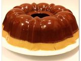 Puding Cokelat Kacang Lapis Moka