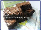 Double Chocolate Fudge Brownie