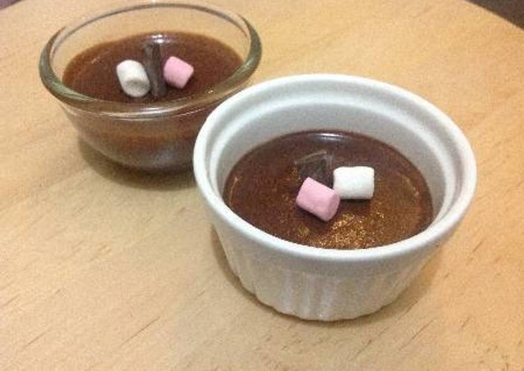 Simple Marshmallow Choco Mousse