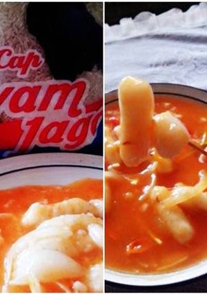 Foto resep Nasi Kepal Merah Putih