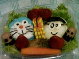 Dora Emon dan Nobita bento