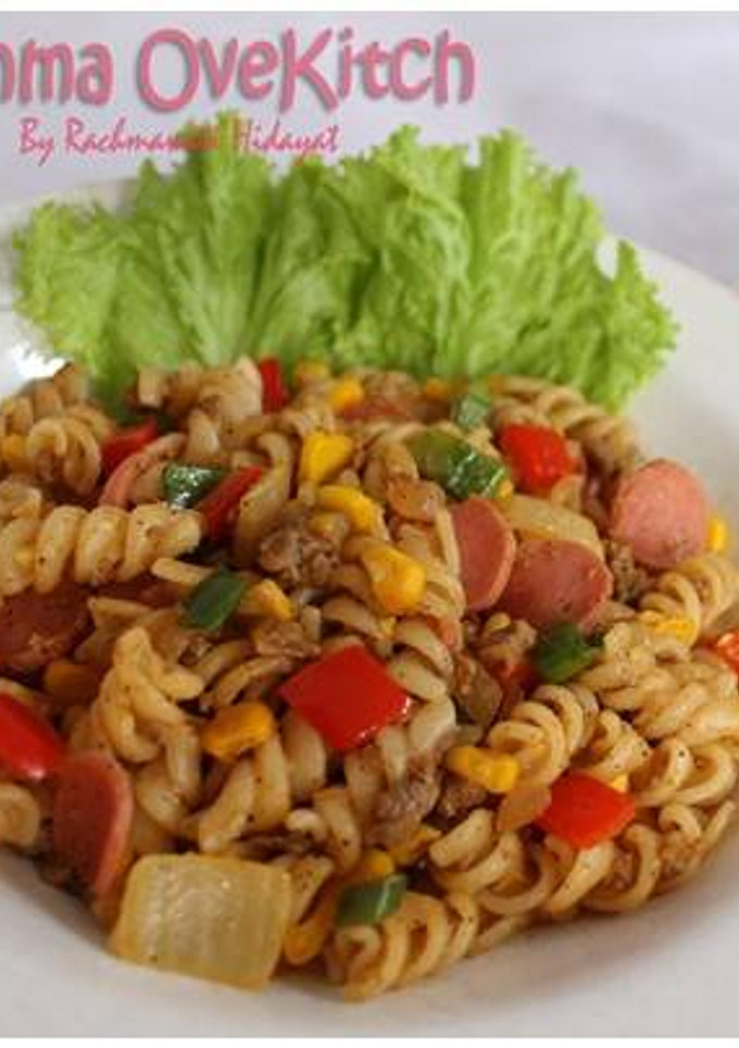 Foto resep Mix Makaroni Bolognese