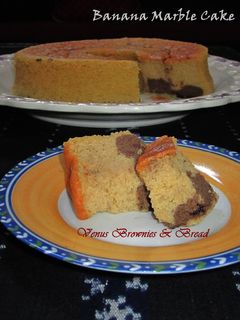 Foto resep Banana Marble Cake