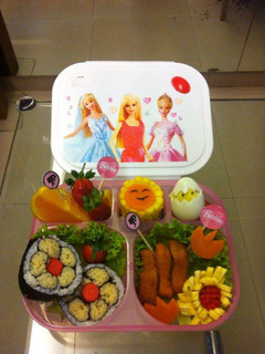Foto resep Princess Barbie Bento