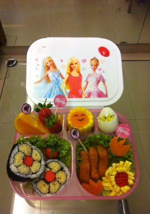 Foto resep Princess Barbie Bento