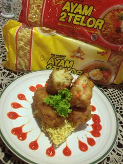 Foto resep Kroket Mi cap Ayam 2 Telor