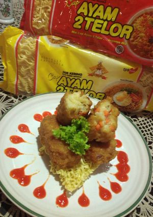 Foto resep Kroket Mi cap Ayam 2 Telor