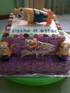 Foto resep BDCK Devil's Food Cake with Topper Minion
