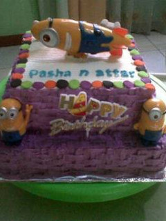 Foto resep BDCK Devil's Food Cake with Topper Minion